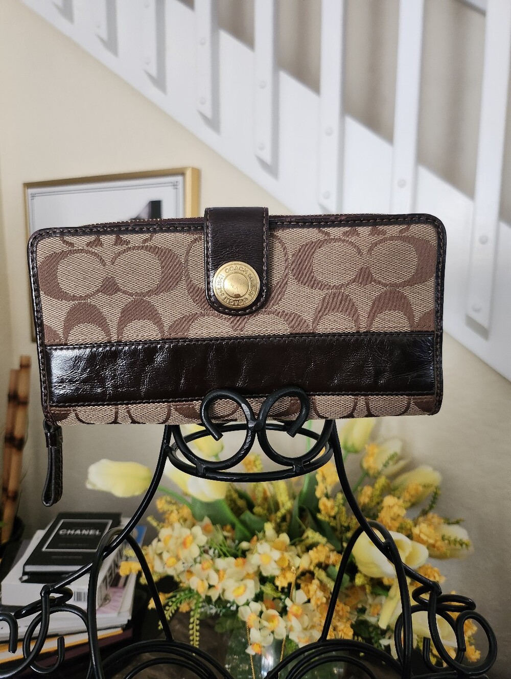 Coach Legacy Signature C Monogram wallet